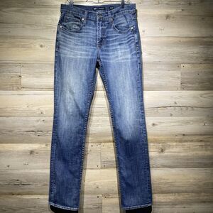 BKE Buckle Jeans Jake Straight Men's 32x34 Mid Wash Blue Stretch Denim Cowboy